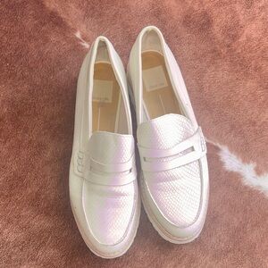 Elegant White Loafers for Women